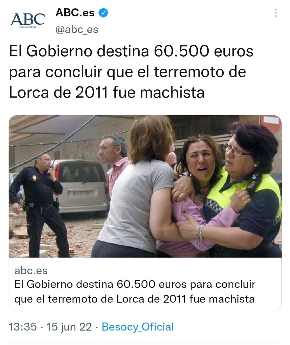 Santi_ABASCAL's tweet photo. Parecen noticias de broma, pero las han publicado realmente. Hoy mismo ambas.

O ponemos fin al fanatismo ambiental y de género o esta locura (patrocinada por gobiernos y multimillonarios) nos lleva a la ruina y a la tiranía https://t.co/syptphJWO8