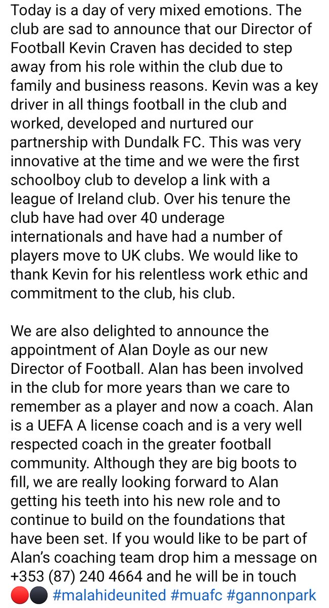 Malahide United AFC tweet media