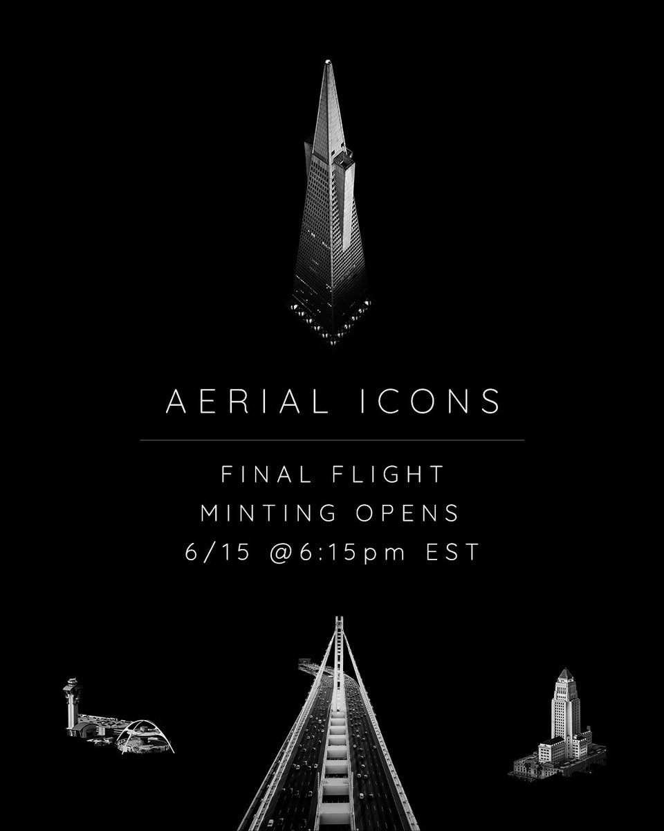 Aerialicons's tweet photo. Only a few more hours until our Final Flight takes off! 🚨

Fasten your seatbelts! 🚁 https://t.co/h6yHMcaQDF