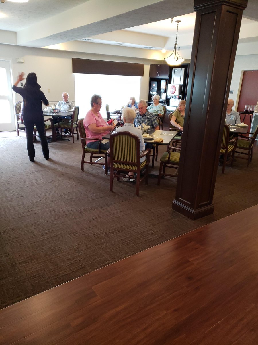 Area Senior Citizens enjoyed our Monthly Senior Executive Club and our speaker Felicia Register with Elara Caring Home Health! Join for free today 812-232-0406