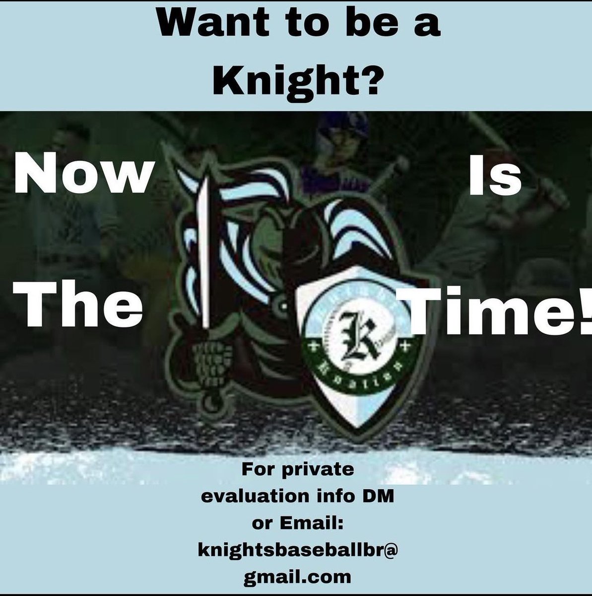 LAKnightsBR's tweet photo. It’s part of our mission to help families find the right placement for baseball season. If we are not the right fit for you, let us help you find the right fit. Reach out today for evaluations! #4L https://t.co/4U1gzxOsuF