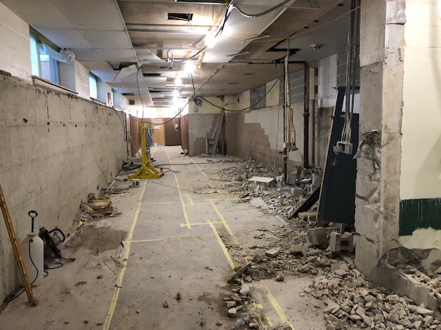 YorkCatholicHS's tweet photo. Take a look at the progress on our Middle School renovations!  More pics at https://t.co/MeuxYn58Sn https://t.co/eTN5PdXY1p