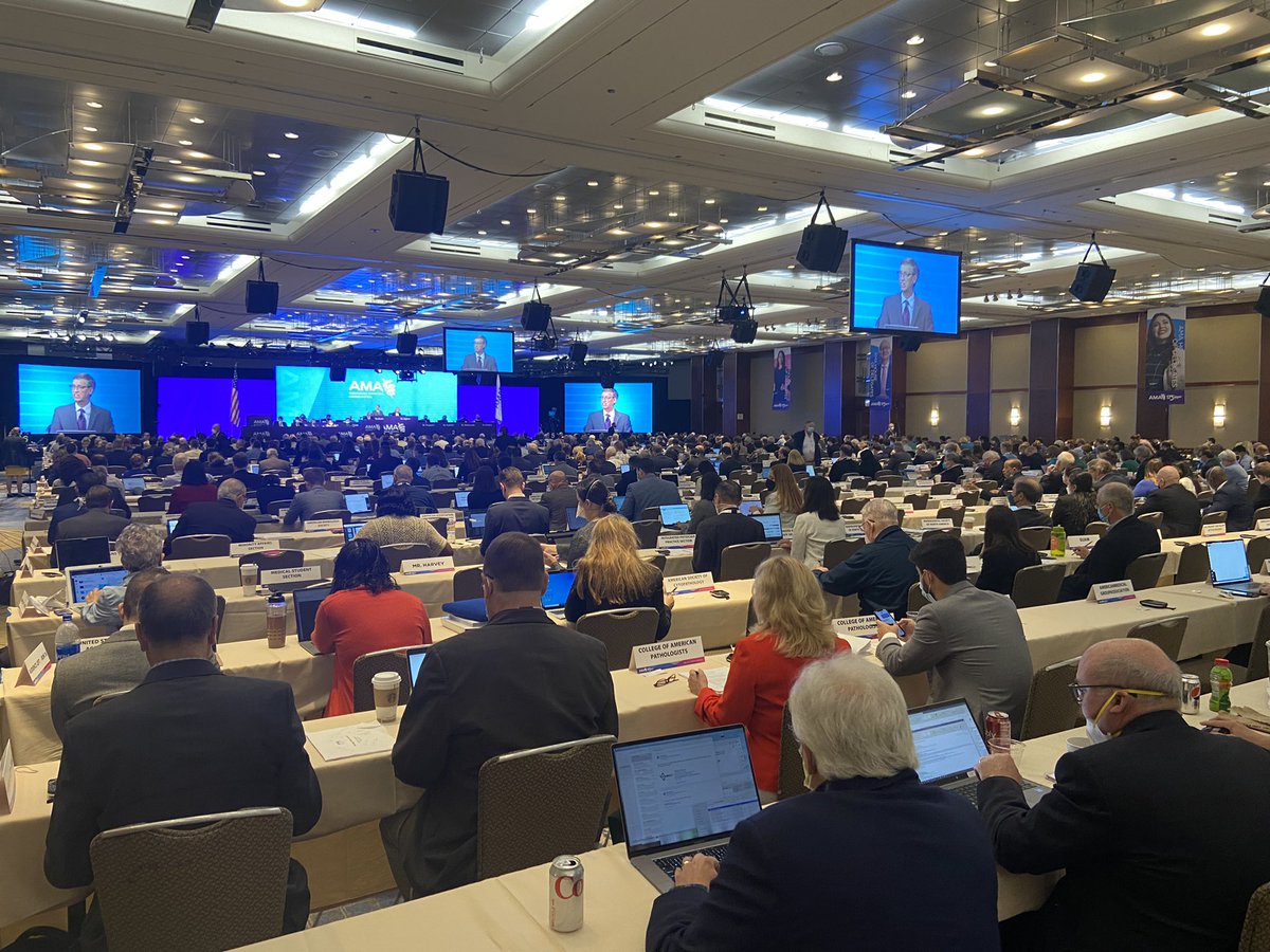 Big day for <a href="/SAGES_Updates/">SAGES is in Tampa in 2026!</a> delegation! We just testified on the AMA House of Delegates floor (1,000+ attendees) &amp; alongside NY delegation helped move the AMA to tackle the issue of denials of proven treatments labeled as “experimental” by insurers.