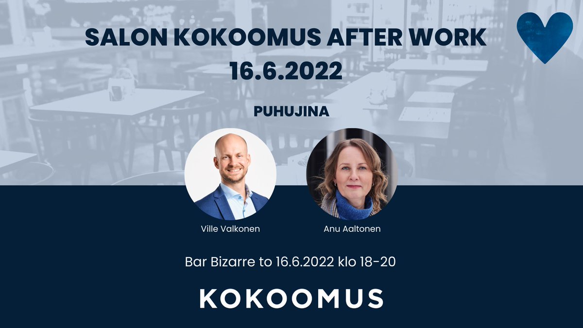 Huomenna taas parin vuoden jälkeen <a href="/salonkokoomus/">Salon Kokoomus</a> After Work. Tervetuloa!

<a href="/vskokoomus/">Varsinais-Suomen Kokoomus</a> <a href="/kokoomusnaiset/">Kokoomusnaiset</a> #kokoomus