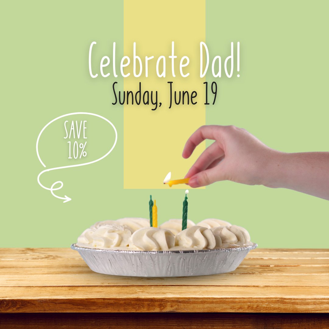 Father's Day is almost here, celebrate and save until June 30th, enjoy 10% off in-store and online with code “Stephanie.”

#keywestkeylimepieco #KeyLimePie #FloridaKeys #StopBy