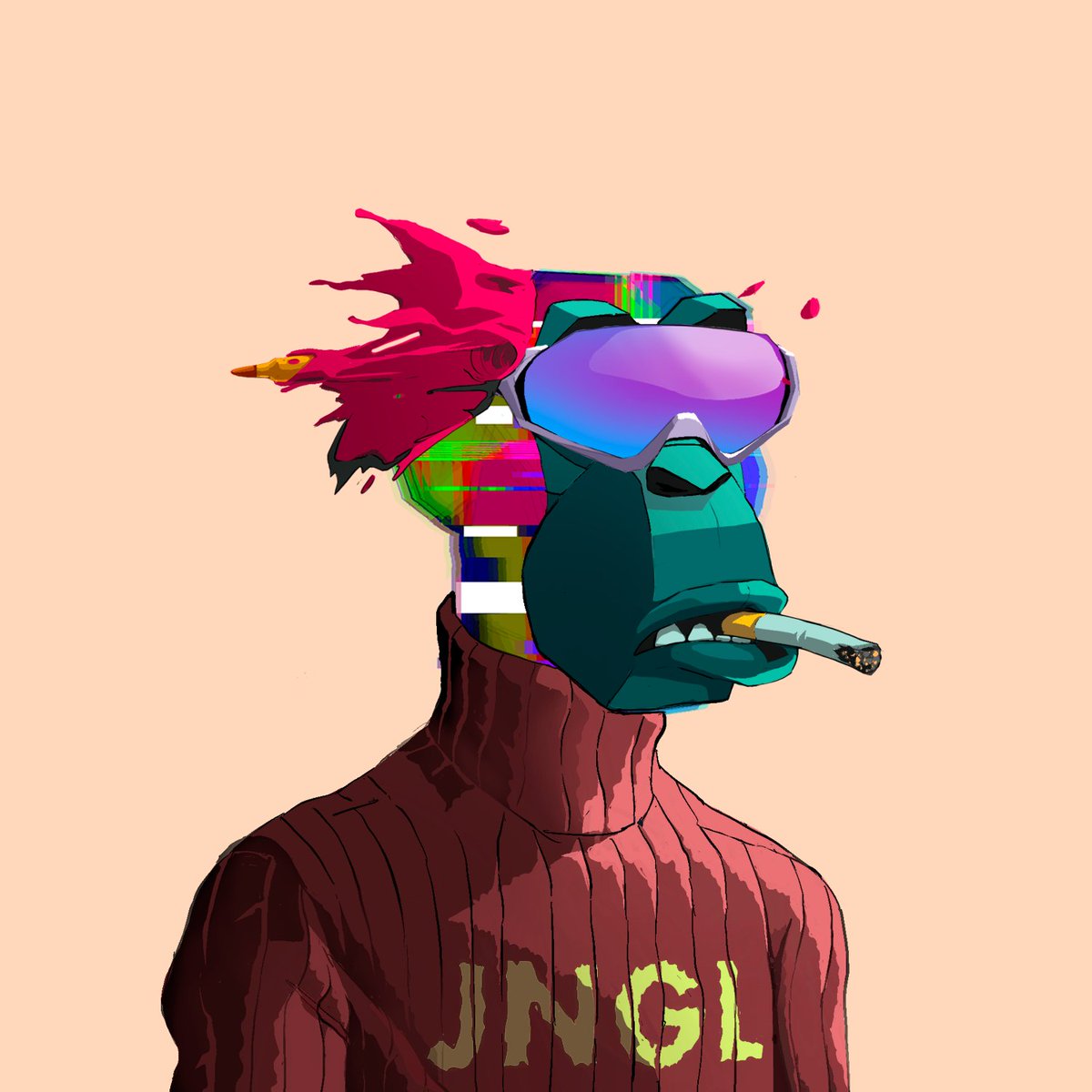 BaggedSoul's tweet photo. I did it for the art 🔥

lemme see your @Primatesnft https://t.co/jD0u1XvyHS