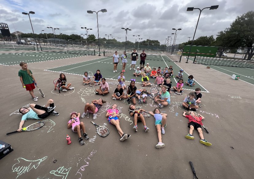 It’s a great day for MAT tennis camp.  Our beginner group is 35 strong and having fun.

Thanks to former Matador players <a href="/ashmed348/">ash 🦋</a> TLU) &amp; Phillip B. (Texas A&amp;M) , and current seniors (Alyanna, Paul, &amp; Martin) for volunteering their time.

<a href="/SeguinISD/">Seguin ISD</a> <a href="/SeguinHSTx/">Seguin High School</a> <a href="/seguingazette/">Seguin Gazette</a>