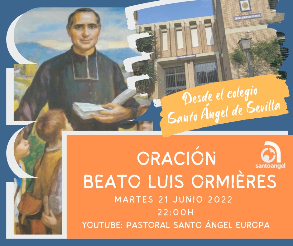 pjvsantoangel's tweet photo. El próximo martes 21 de junio celebramos la onomástica del Beato Luis Ormières.  Habrá una oración para toda la familia Santo Ángel en nuestro canal de youtube, Pastoral Santo Ángel Europa, a las 22:00h ¡¡OS ESPERAMOS!!
#BeatoLuisOrmières #yosoysantoangel https://t.co/C6bsEBkqbZ