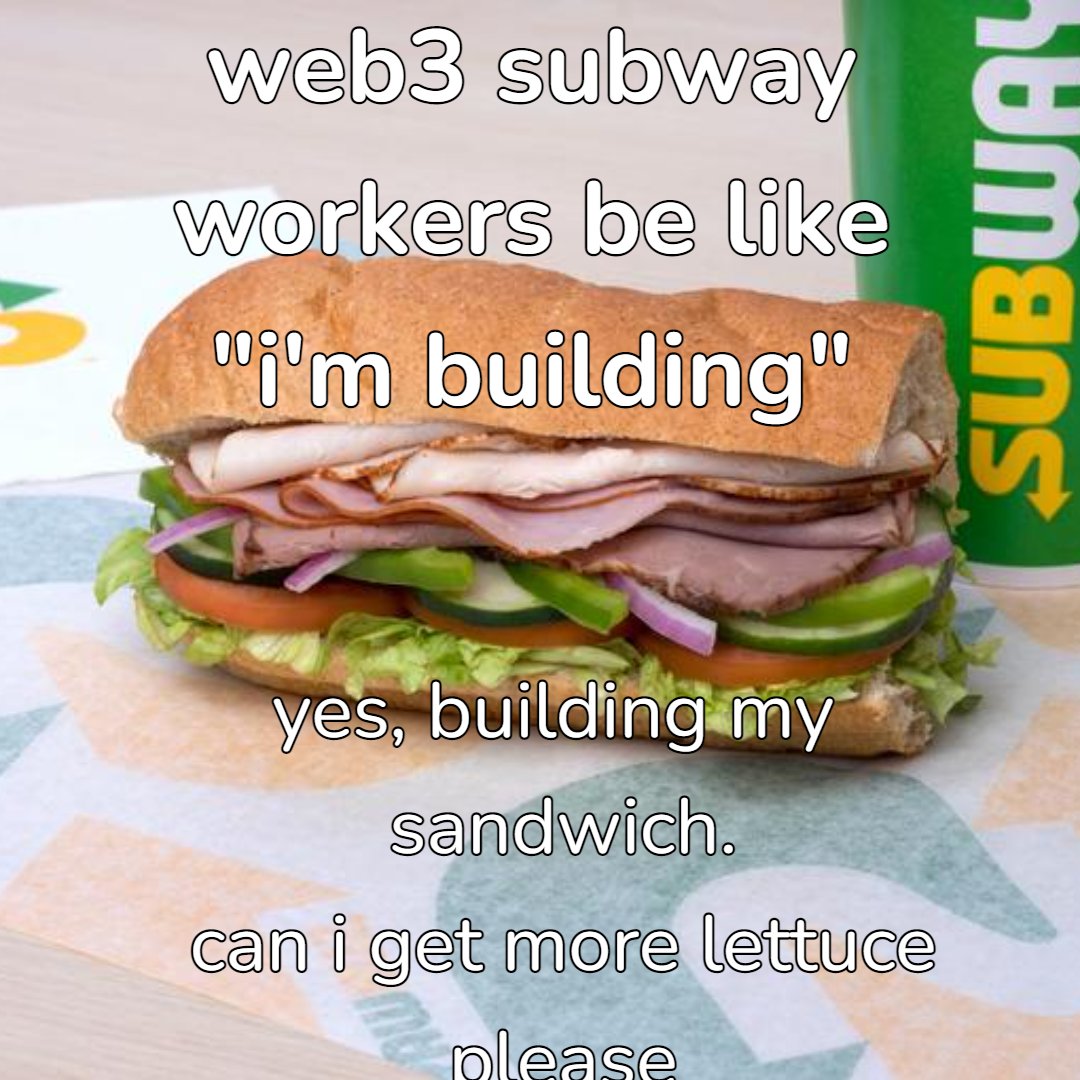 DebonairsNFT's tweet photo. macro conditions got my portfolio feeling different, might need to take up a job doing a different kinda building 🥪 

jokes aside, take note of the people still here. I have such immense respect for everyone who, though faced with fearful conditions, continues to build. https://t.co/tEWbQ37qxx