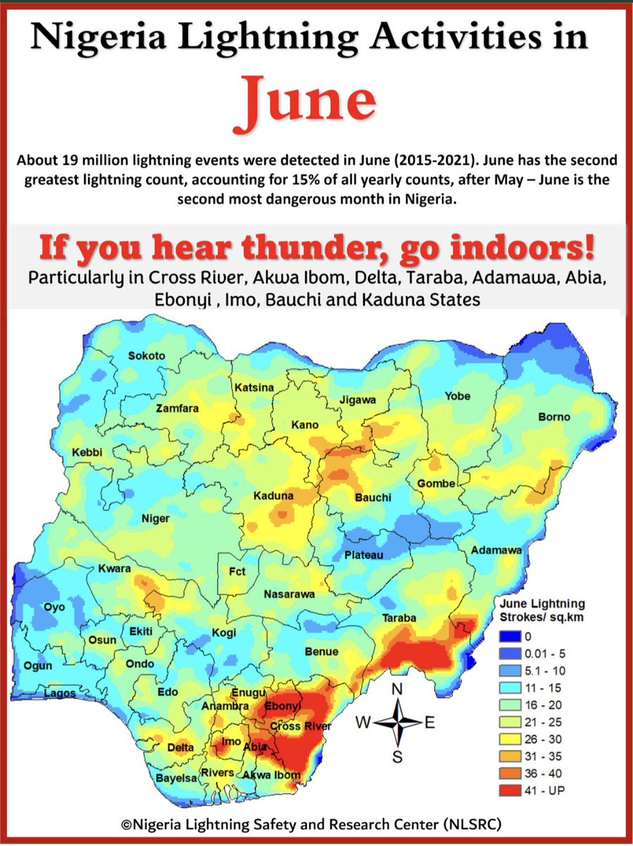 Nigeria Lightening Activities in June FYI