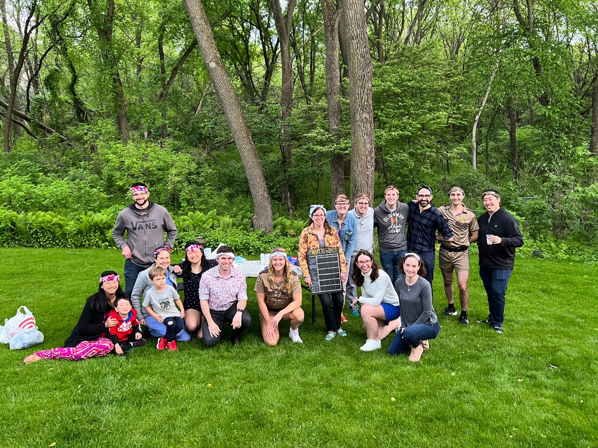 MayoPedNeuroRes's tweet image. Let the games begin! Our Peds Neurology + Neurology residents celebrate a beautiful Minnesota summer with a good old fashioned tournament featuring a marshmallow eating contest and even a 5-legged race. @mayoneurores @MayoClinic #neuro #MNSummer