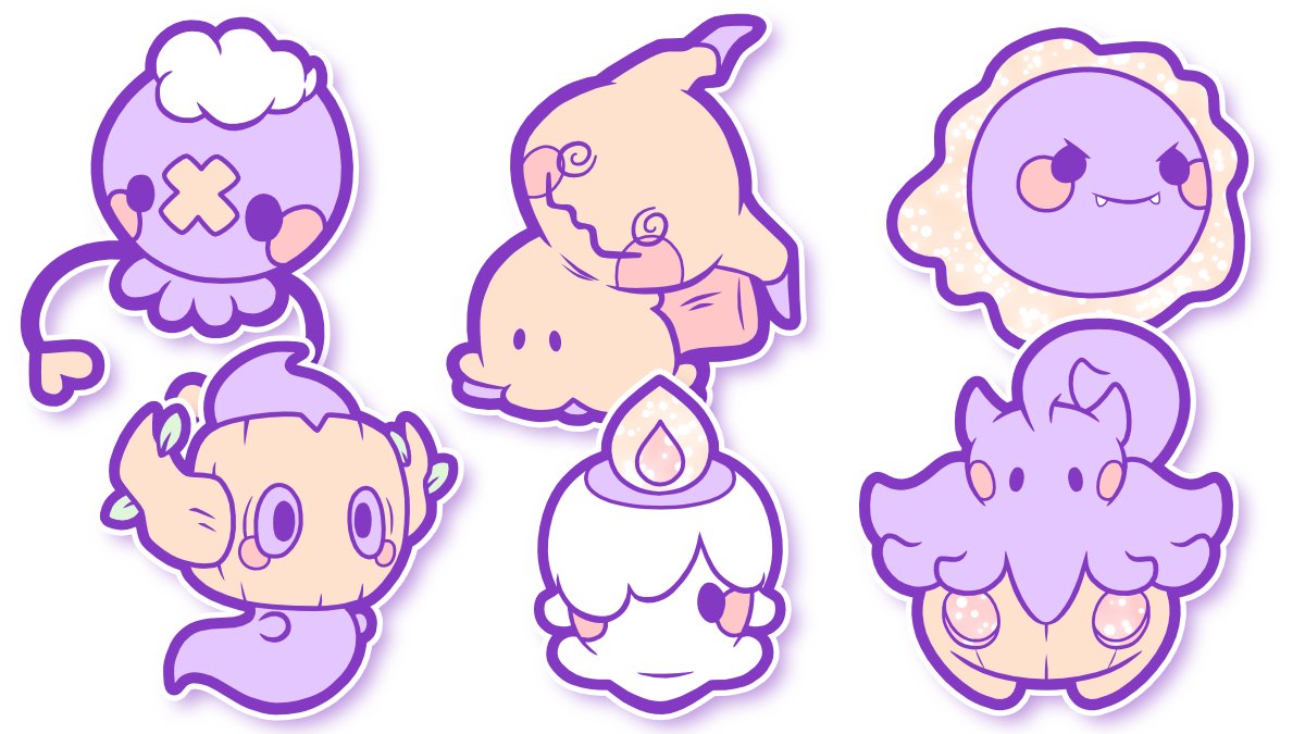 _AdorablePotato's tweet photo. Love these pin designs?? Make sure to follow the upcoming kickstarter campaign so you don't miss out! RTs appreciated!

#Pokemon #PokemonScarletViolet #Ghosts #Halloween #Pastel #HauntedGarden #Drifloon #Mimikyu #Gastly #Phantump #Litwik #Pumpkaboo #EnamelPin #Kickstarter https://t.co/cMphwsRdPn