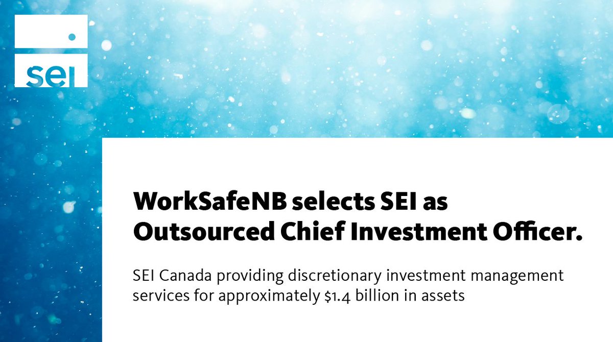 Our team loves welcoming new clients and helping them improve focus to their organizational goals. For <a href="/WorkSafeNB/">WorkSafeNB</a>, it’s building and managing an effective continuum of safety and care for their stakeholders. Let’s get started! seic.com/newsroom/works…