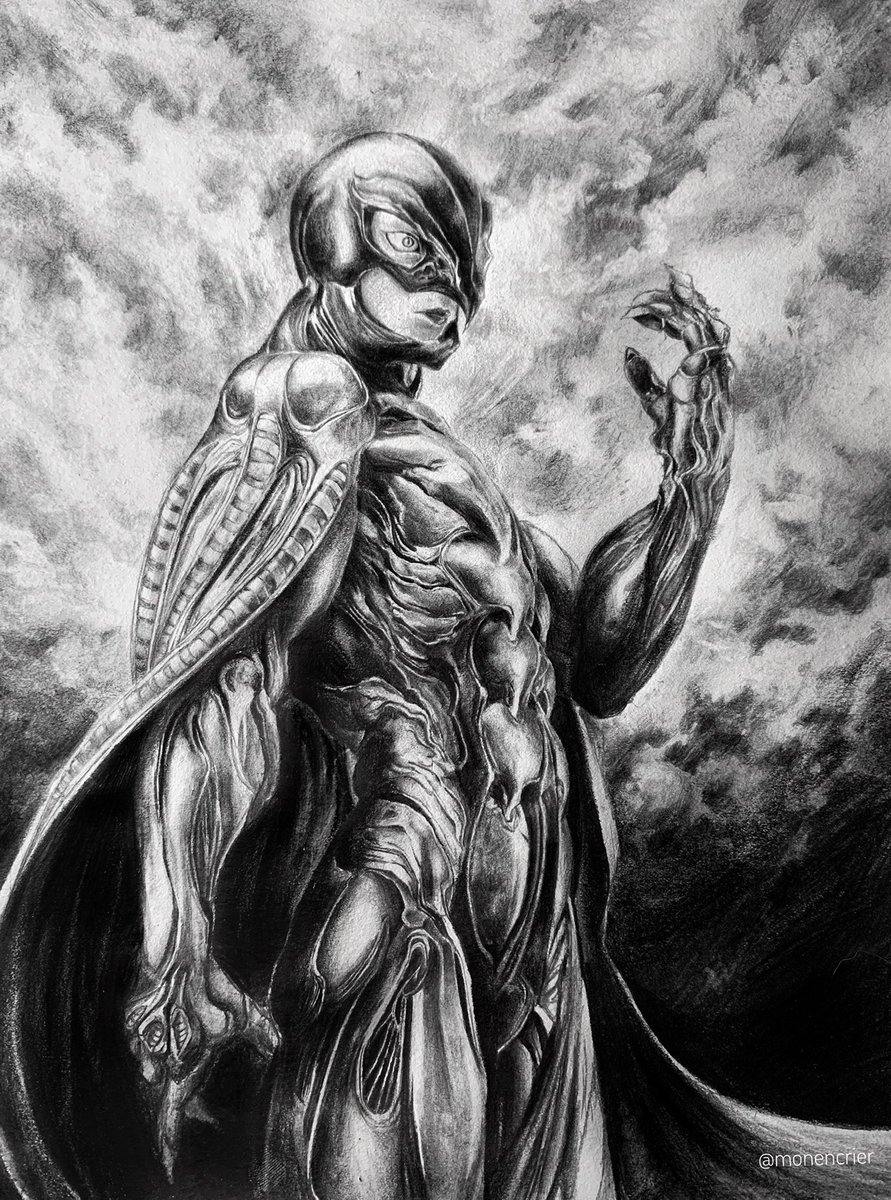 monencrier's tweet photo. Femto aux crayons à papier et fusain  #BERSERK https://t.co/kUIhvKKAq2