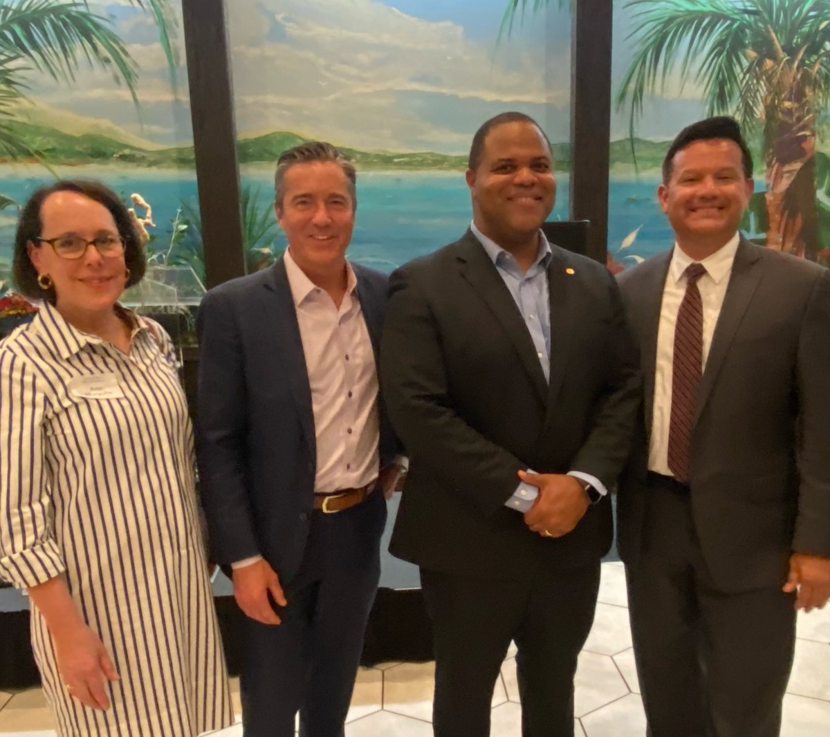 Recently, we caught up with Jon Fisher and Ruben Landa of WSP, the engineering firm designing the master plan for the Kay Bailey Hutchison Convention Center, at an event for Dallas Mayor Eric Johnson. Excited for this project!