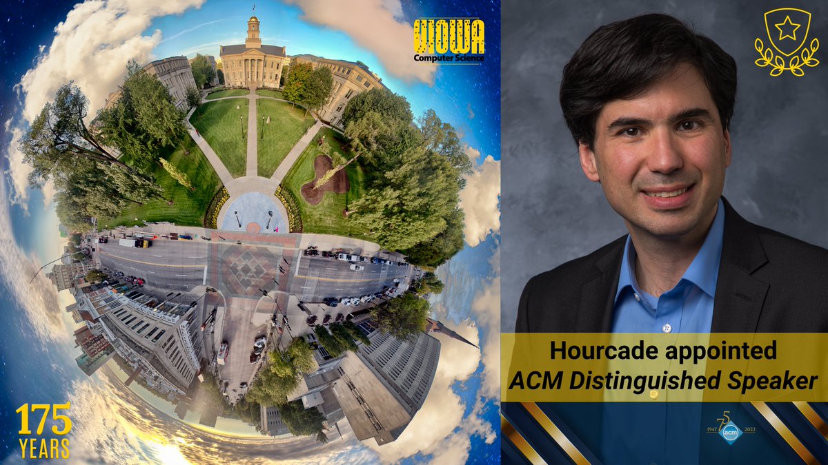 UIowaCS's tweet photo. 📣 Our own @jphourcade was appointed as a @TheOfficialACM #DistinguishedSpeaker! 
Join us in 🥳 Dr. Hourcade for joining a "truly int'l mix of computing educators, researchers &amp; practitioners from every corner of the 🌐." More  @ https://t.co/3EkSYTSVik ➕ https://t.co/MrbYLNRFQu https://t.co/tRjr1Alttt