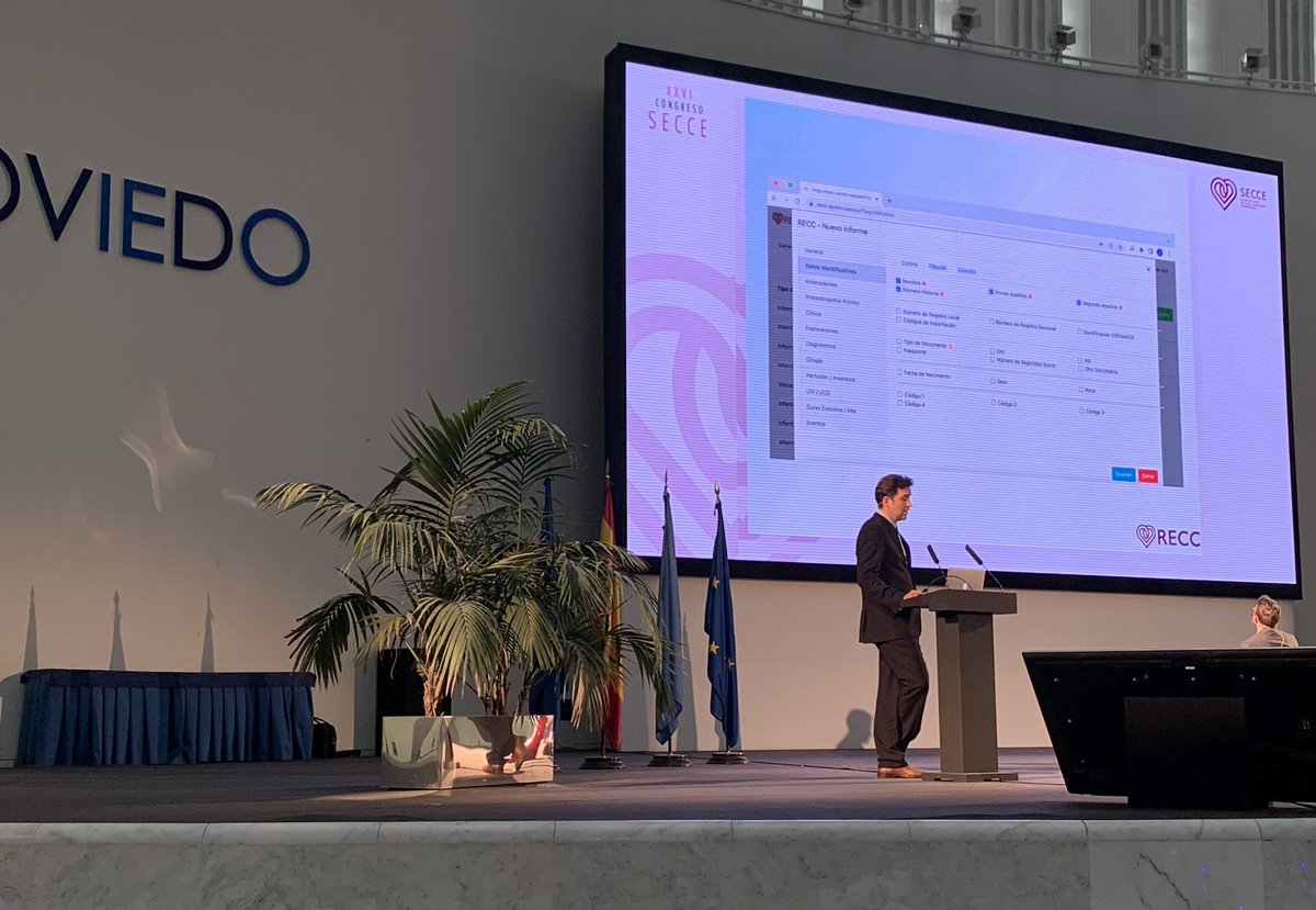 El Dr. Lopez informando sobre novedades en RECC… #RECC #congresosecce