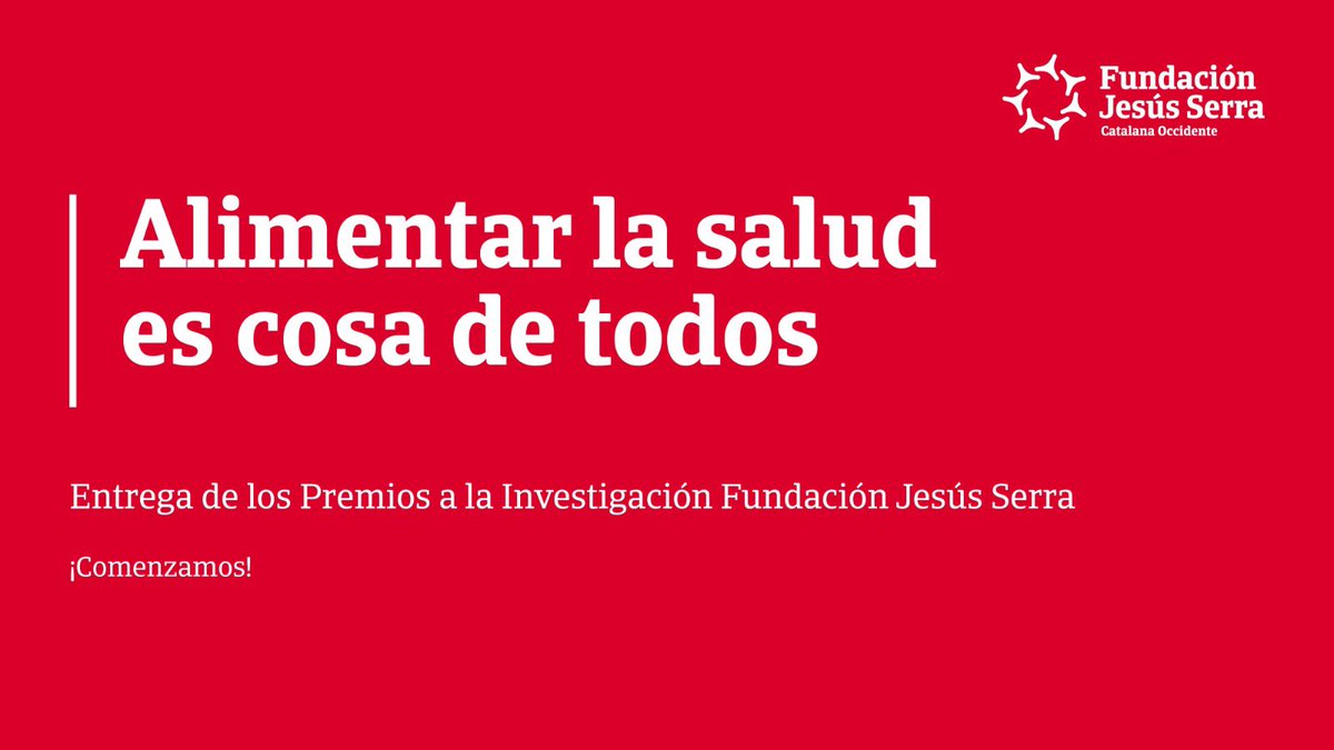 Fund_Occident's tweet photo. 📢 ¡Empezamos! Hoy, desde @elbeatrizmadrid, anunciamos a los ganadores 2022 de los  #PremiosInvestigaciónFJS!
 
No lo olvides: #AlimentarLaSalud es cosa de todos. Por eso, hoy, toca hablar de investigación y nutrición.
 
Sigue en directo la ceremonia 👇🏻
https://t.co/BgNq7nWEuE https://t.co/pIaGJaKpCT