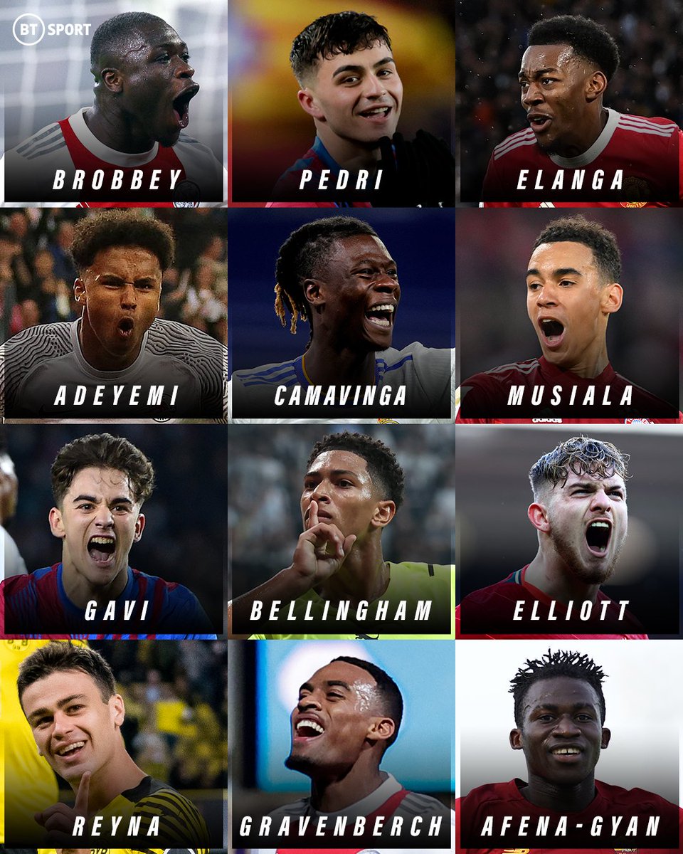 footballontnt's tweet photo. Pick your 2022 Golden Boy winner 💫 https://t.co/wvk8W7e6Mz