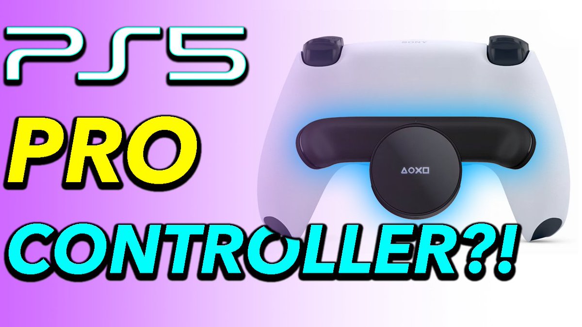 PSSourceVids's tweet photo. 🔵🎮Could we FINALLY be getting a PS5 Pro Controller?
Let's talk about it!
#PS5 #PS5ProController #DualSense
Link: https://t.co/Nb12rMPz79 https://t.co/Bb8BC0DByt