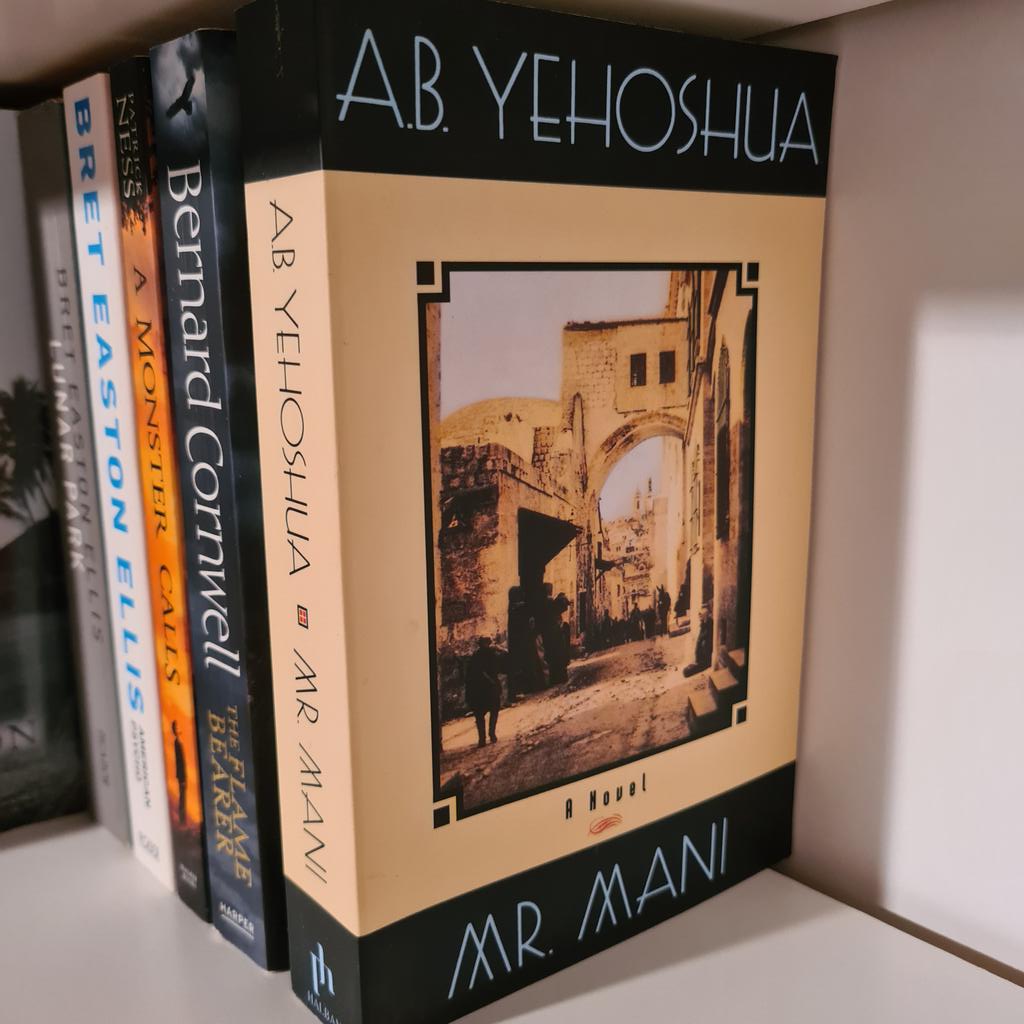 OperaMan_22's tweet photo. This was literally the last book I shelved before leaving on the school run. Turned on the car radio, and they announced the death of Yehoshua. I find the coincidence uncanny. https://t.co/kAOYyys1L5