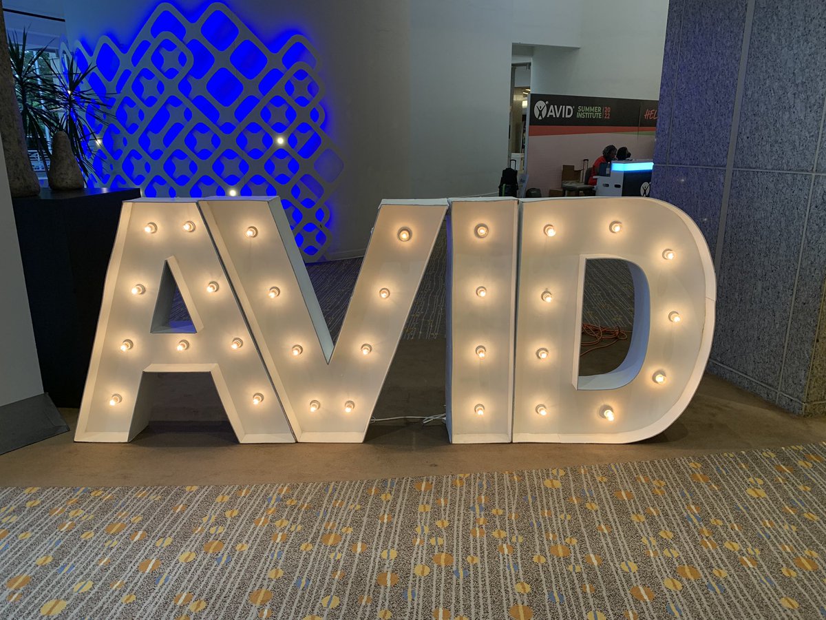 dontdillydally's tweet photo. Thank you @JenAguilar2022 for an outstanding AVID 2022 Summer Institute! "Confidence Precedes Competence"
#AVID #AVID4Possibility https://t.co/ZY4aD6CL2q