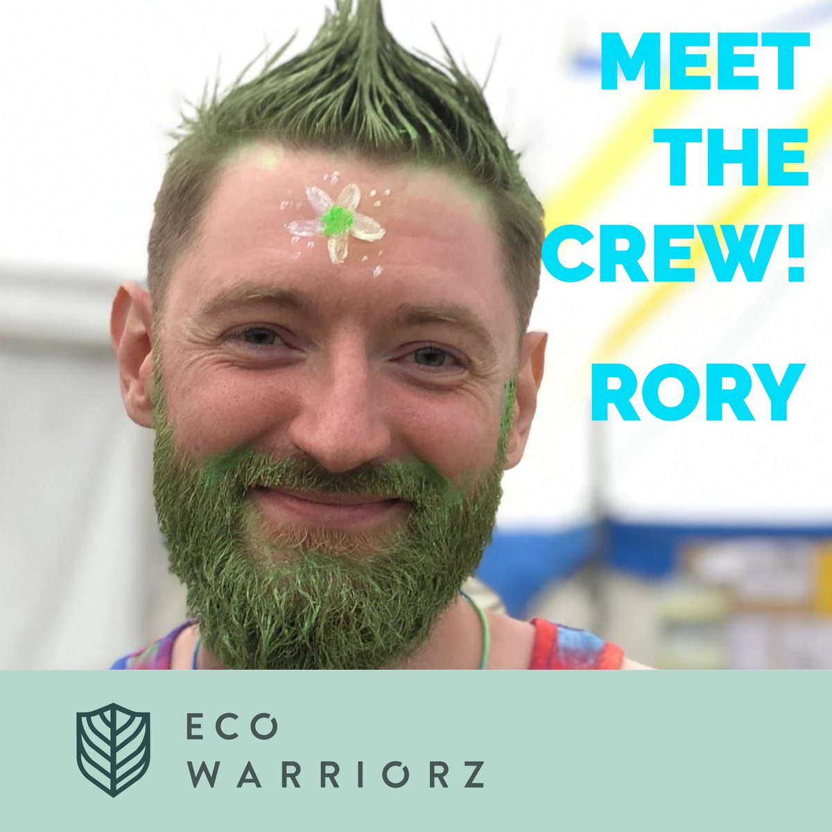 Look out for Rory at this weekend's #IOWF  Where he and the rest of the crew will be helping festival-goers keep the Green Is The Colour fields campsite nice and clean 🕺

Come and say hello 😀 to Rory and the rest of the Warriorz when you see us in the fields this weekend 💚