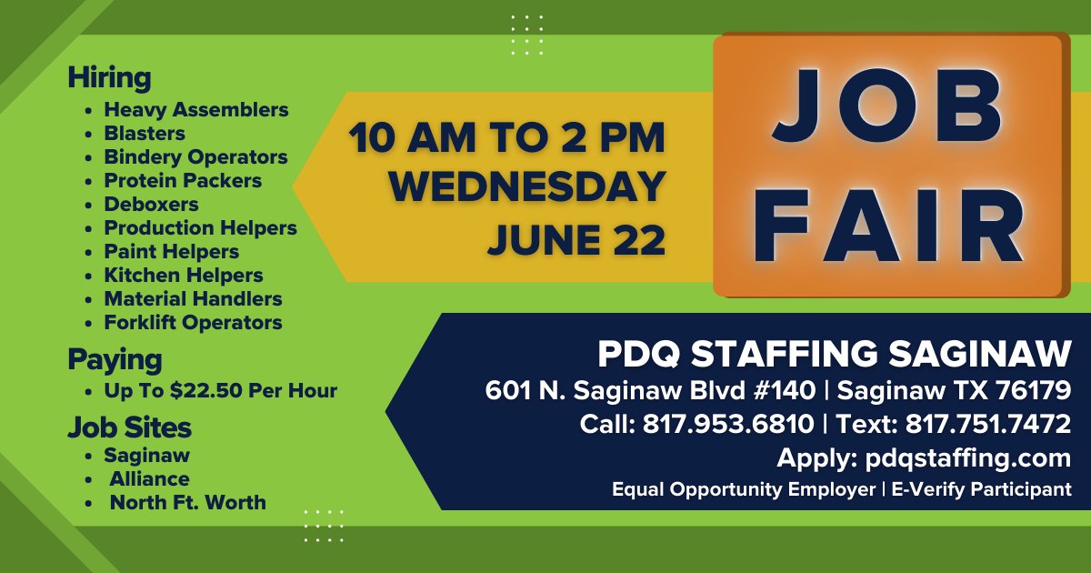 Saginaw Tx Jobs