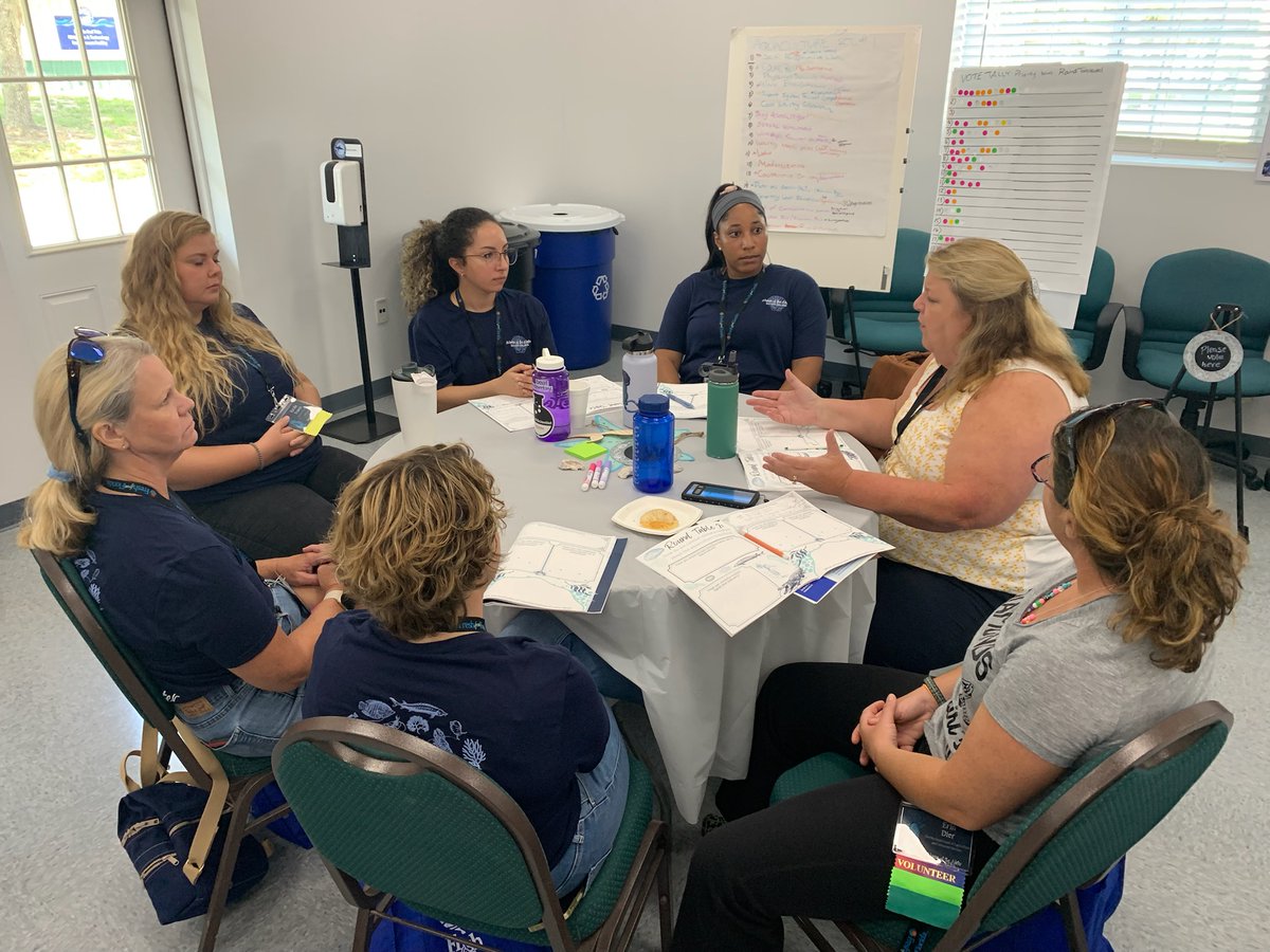 Marcy_Cockrell's tweet photo. Day 2 of the #WomenoftheWater conference was a great success! There was tons of research, community, collaboration and celebration! 🌊 Congrats to the whole team @FDACS, @MoteMarineLab and @FloridaSeaGrant for a wonderful experience. I'm so proud I got to be part of this team.🦪 https://t.co/DBQyXVnGu5