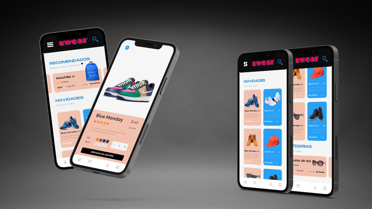 ccadcode's tweet image. hoje foi dia de me dedicar um pouco ao ui que tanto reluto 😅 | today was a day to study design so I decided to face UI and just try to make a medium prototype and that&apos;s it 🖤✨