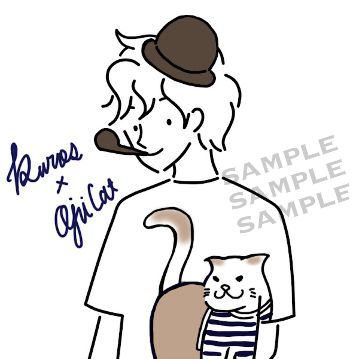 Kuro_s_NFT's tweet photo. 🌟コラボGiveaway🌟

フォロワーさま3000人感謝企画！
Giveaway59連発🎉31日目

【おじネコさん】とのコラボ作品を1名様に #NFTGiveaway☺️🎁💓

🍎応募方法🍎
✅フォロー 
　　@ProjectOjiCat
　　@Kuro_s_NFT 
✅RT&amp;❤️

6/17(金) 正午 〆

たくさんのご応募お待ちしています🥰 https://t.co/NC3rh69O7j