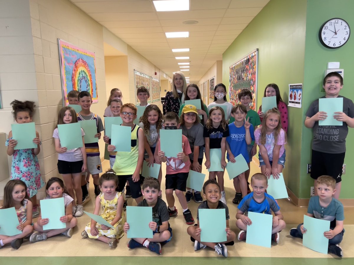 MiltonTerrace's tweet photo. We held our last #PBIS assembly today- congrats to this month’s awesome winners for following The Four Bees! 🐝Be Safe 🐝Be Respectful 🐝Be Responsible  🐝Be Helpful 👏👏👏#WeLoveMTE💚#bscsd https://t.co/NHt1o9v6yb