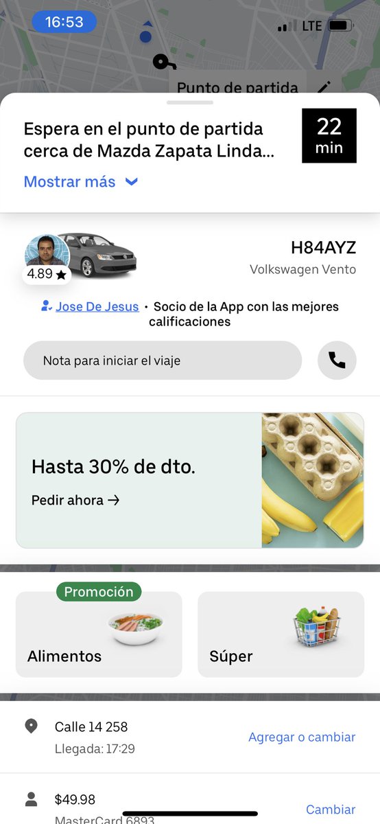 ChristianGil7's tweet photo. @Uber_MEX porque sigues teniendo socios que aceptan viajes y se comienzan a retirar del punto aun despues de aceptar viajes?? Mucho menos puede contestar https://t.co/ILHaX68cDC