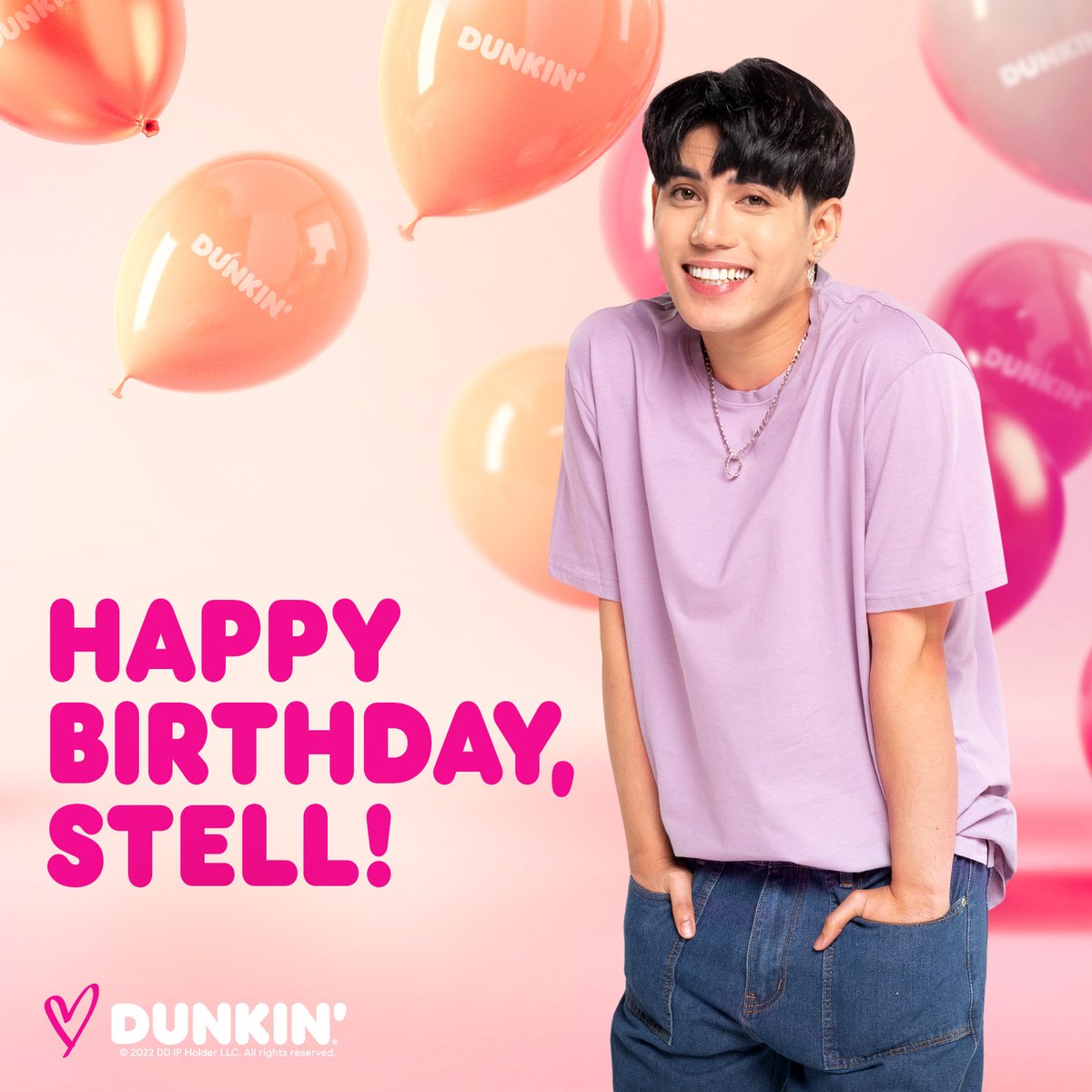 dunkinph's tweet photo. Wishing you a happy Dunkin’ birthday, Stell! From your #DunkinPH Family! @SB19Official https://t.co/FR7ApNCC6R