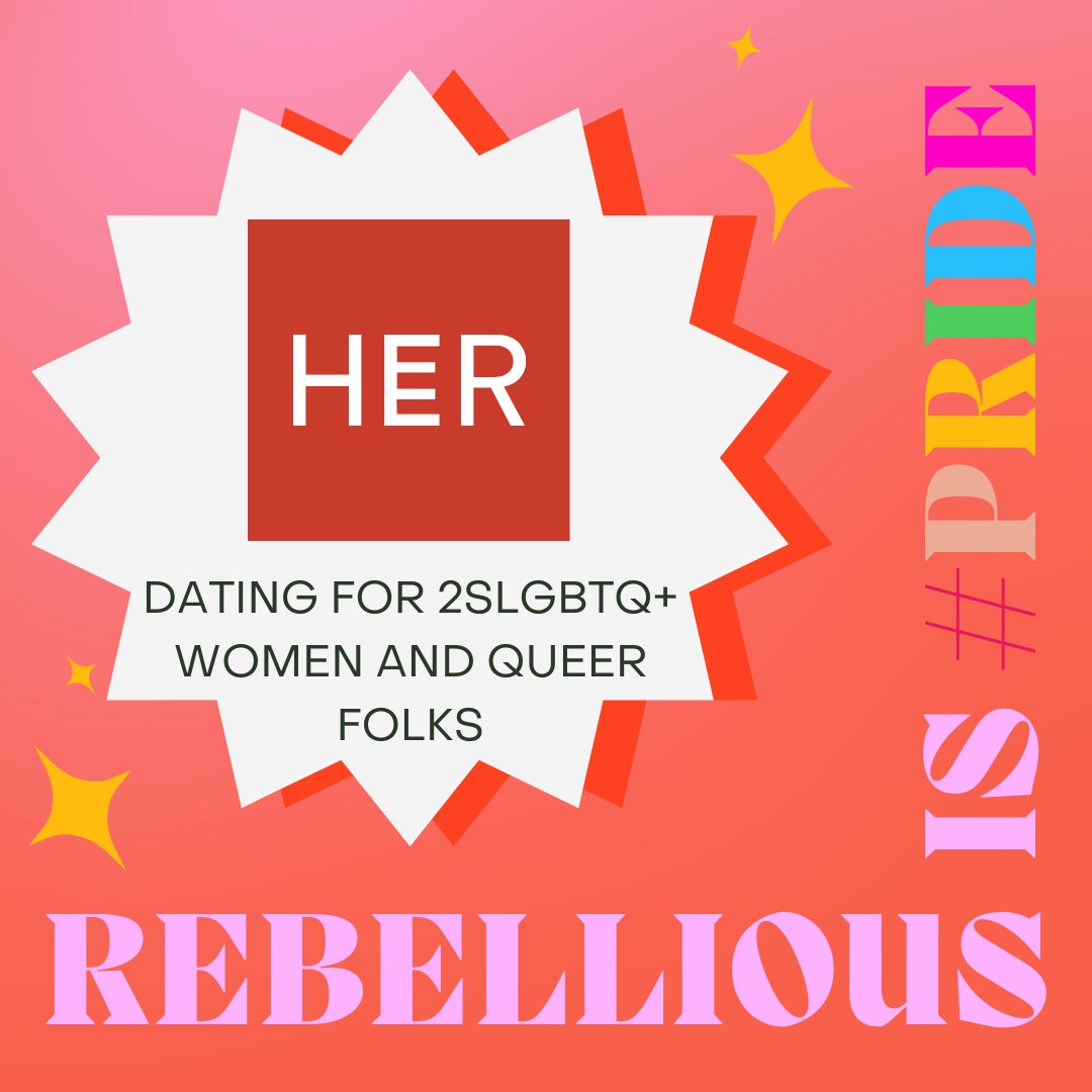 rebelliouspr's tweet photo. We're celebrating #pride by highlighting our favorite LGBTQ+ owned collaborators! @HerSocialApp is the best app for queer women and gender diverse people, offering a safe &amp; inclusive space for connection, dating, and 2SLGBTQ+ events! You can learn more at https://t.co/ckTEaktvUZ! https://t.co/8uV52ONqEl