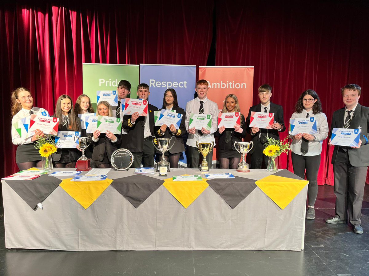 PerthGrammar's tweet photo. 🤩Today pupils were awarded with their Pride, Respect &amp; Ambition certificates. Congratulations to all that received one! 🙌🏼
Here’s some of our senior pupils receiving theirs this afternoon. You can view our full ceremony recording on our YouTube channel via the parent bulletin. https://t.co/iq2fX3fFQw