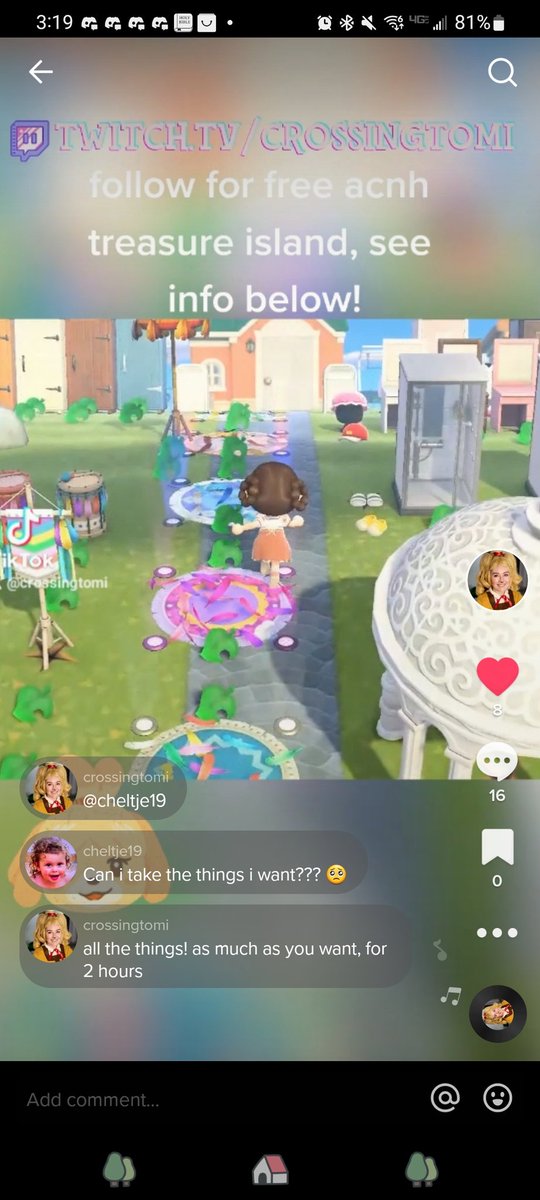 crossingtomi's tweet image. Follow for free acnh treasure islands! Hosting free, then island will be available 24/7  as a thank you for my twitch and kofi subscribers. see links below!DODO CODE: C P 1 1 S #twitch #animalcrossingdodocode #animalcrossing #momstreamer #acnhtreasureisland #acnh #dodocode