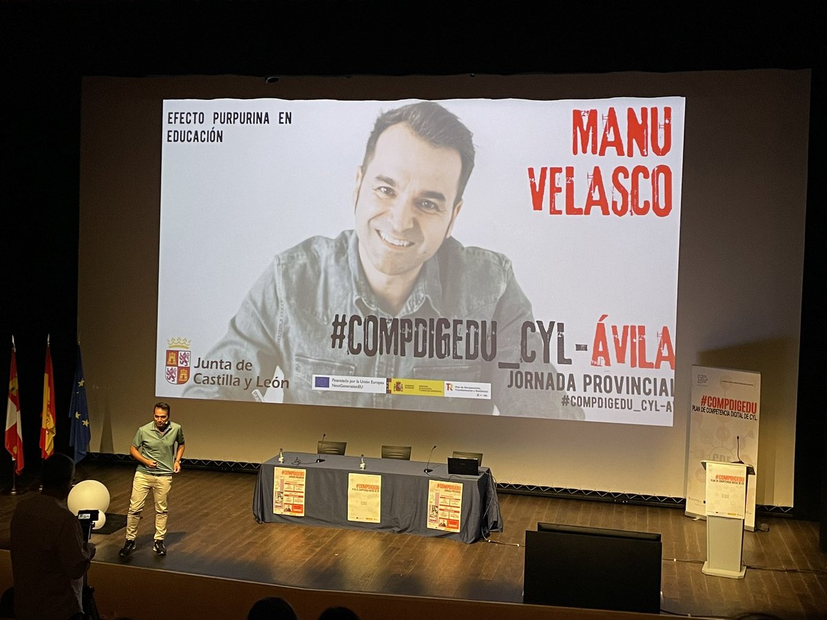 colegiodparenas's tweet photo. Nuestro Director @lolomusic84 y nuestra Coord. TIC, Gema Sánchez, han asistido hoy a la Jornada #CompDigEdu_CyL_Avila en @LIENZONORTE de #Ávila
#innovacion #franciscanas @colegiodparenas @colegios_fmmdp https://t.co/k13An3Ga6r