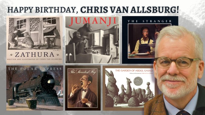Happy birthday Chris Van Allsburg! Learn more about his work here:  