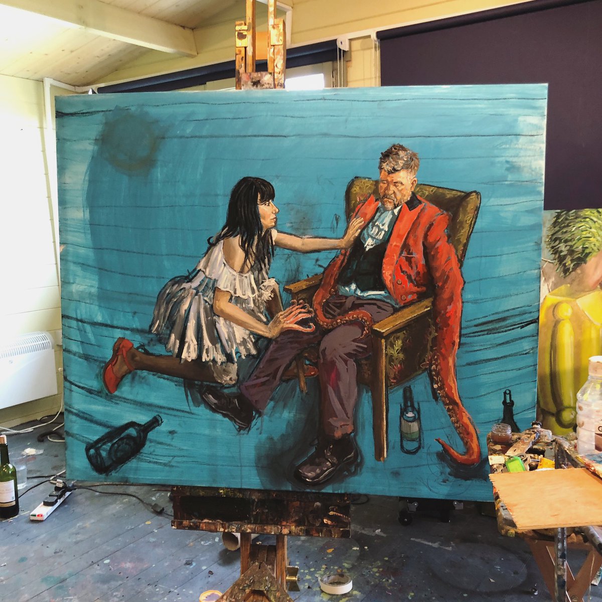 #workinprogress #allaprima #allaprimapainting #lifepainting #kinggizzardandthelizardwizard