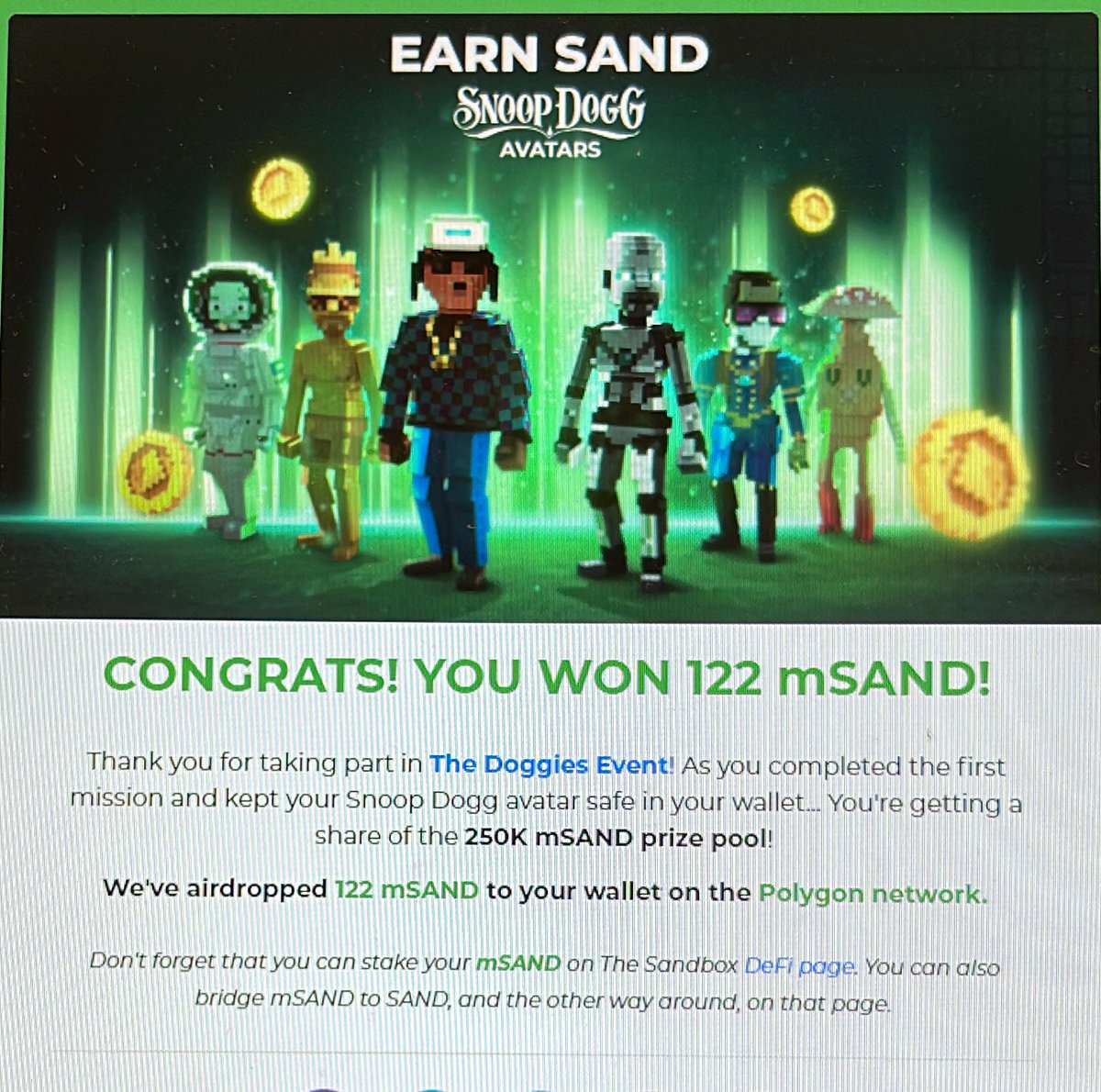 Thank you sooo much for this! #doggies for life! <a href="/SnoopDogg/">Snoop Dogg</a> <a href="/TheSnoopAvatars/">.</a> <a href="/TheSandboxGame/">The Sandbox</a>