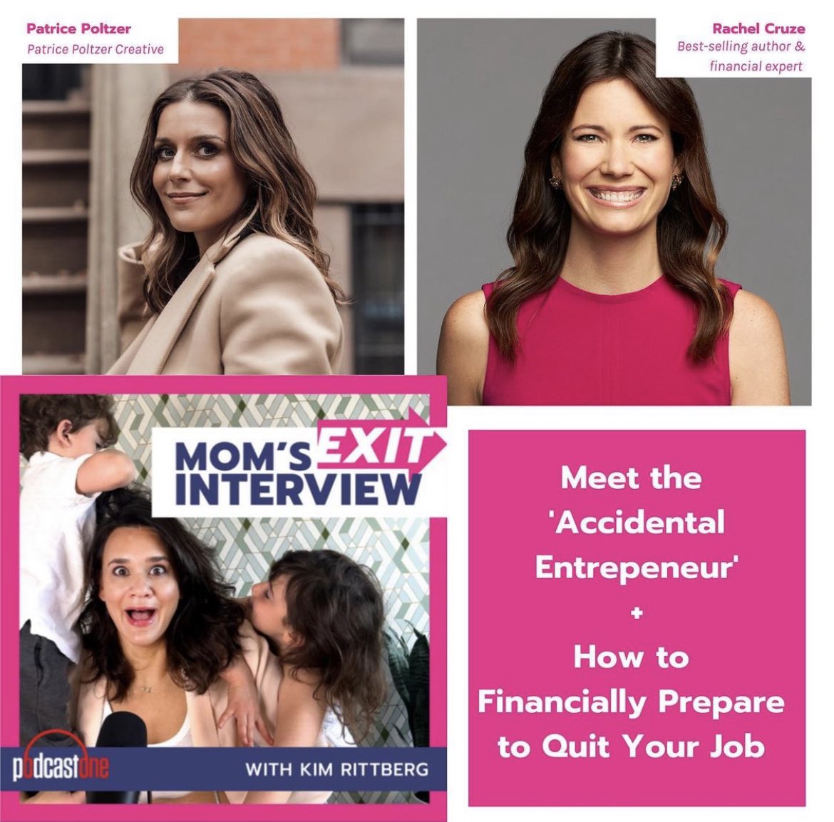 PODCAST LAUNCH! First episode -> Meet the 'Accidental Entrepreneur' Patrice Poltzer + financial advice from Rachel Cruze to prepare you to quit your job (or make a big life change)
Listen now at <a href="/applepodcasts/">Apple Podcasts</a> <a href="/spotify/">Spotify</a> <a href="/amazonmusic/">Amazon Music</a> or wherever you get your podcasts
<a href="/podcastone/">PodcastOne</a>
