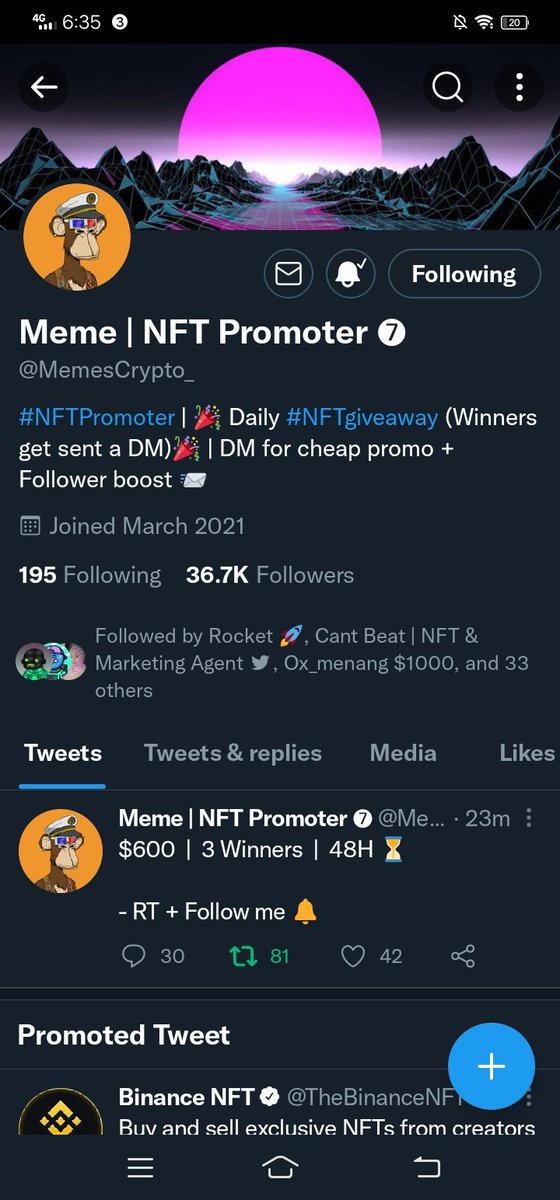 ajabigwinsapril's tweet photo. @MemesCrypto_ Done https://t.co/C2cpvY9kxJ