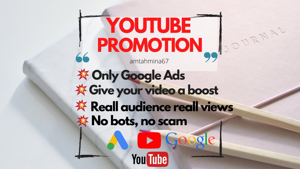 amtahmina67's tweet photo. How about getting Youtube Promotion done from a Professional Youtuber itself?
#youtube #youtuber #youtubers #youtubechannel #youtubevideo #youtubeuse #youtubeitalia #youtubeblogger #youtubevideos #youtubegamer #youtubelife #youtubeusa #youtubestar #youtubemarketing #youtubeblack https://t.co/lqLmMPtOFi