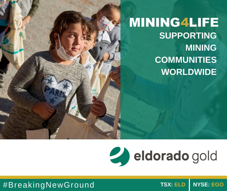 Eldorado_Gold's tweet photo. We are proud to be a sponsor at this evening’s #Mining4Life in Toronto, a #mining industry-wide initiative to support sustainable health and education solutions for children in need. Learn more about their work here: https://t.co/cRIzPQCkrx https://t.co/5ZRdBvrRpF