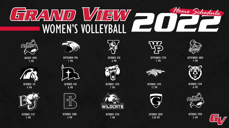 Grand View Women’s Volleyball tweet media