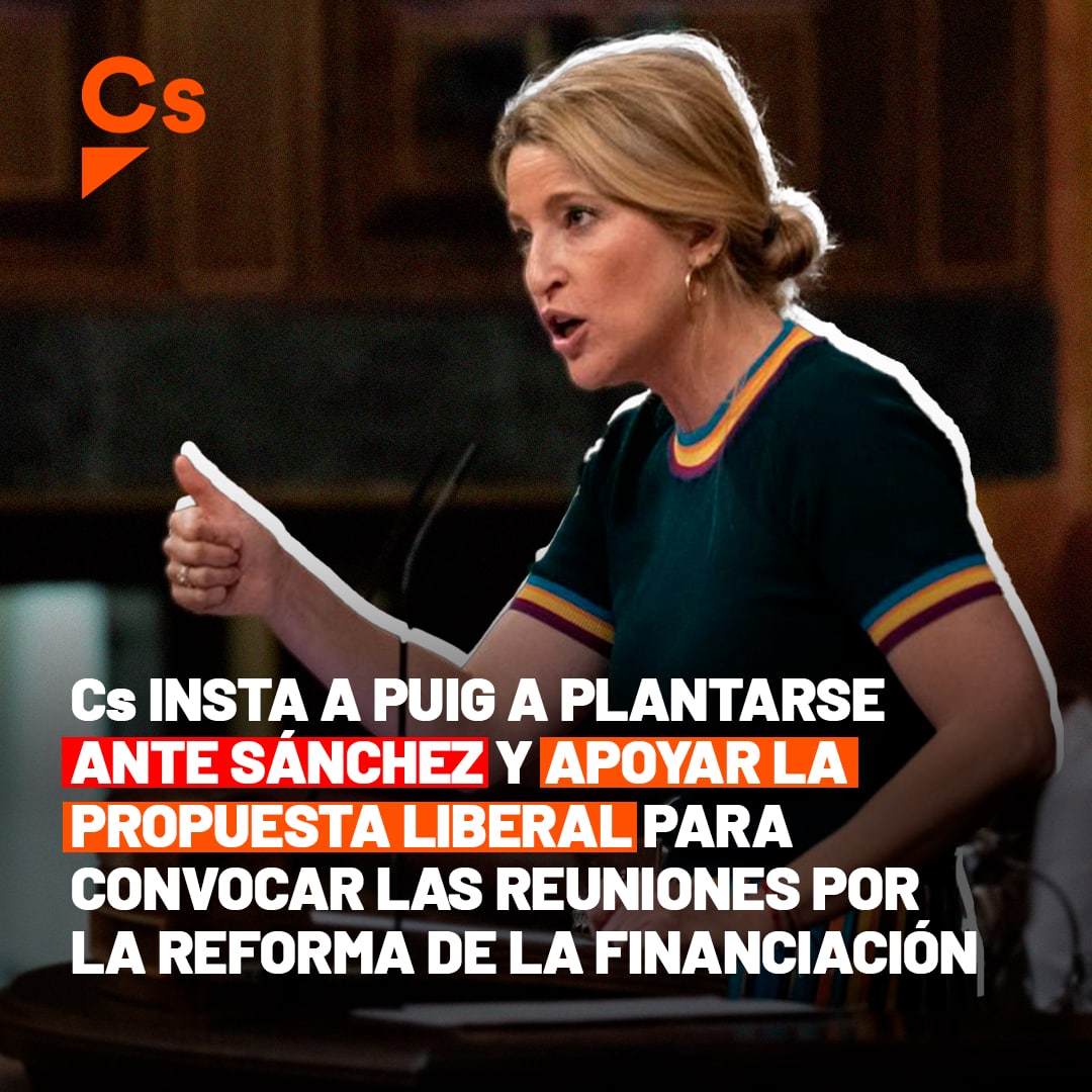 CsCValenciana's tweet photo. 🍊👉 Ante la inacción del bipartidismo, @CiudadanosCs presenta una propuesta con fechas límite y un calendario para iniciar la reforma de la financiación autonómica antes de 2 meses.

🗣 @mariadelamiel "Ximo Puig debe plantarse de una vez ante Sánchez"

📲 https://t.co/6QVKTThENd https://t.co/3HZdx7OuPs