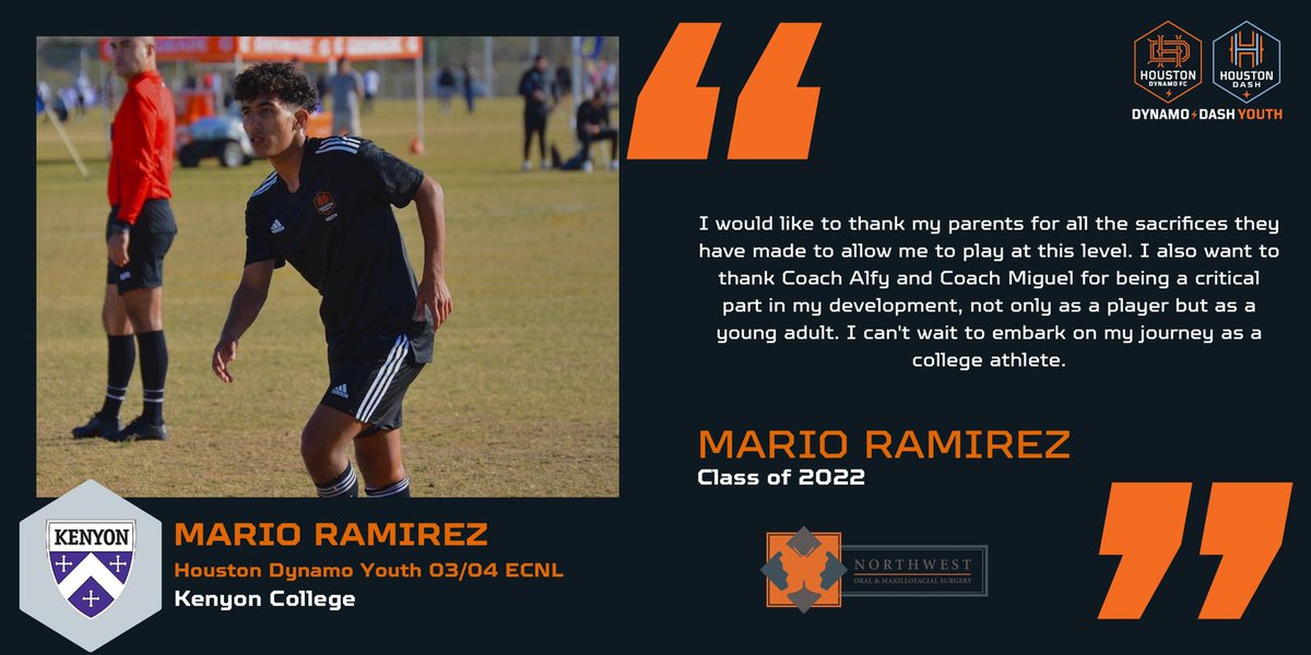 HTXSoccer's tweet photo. π¨ College Commitment! π¨
@AlleexxR from the Houston Dynamo Youth 03/04 ECNL has committed to @kcmsoccer. Congratulations, Mario (Alex)! β½π§‘
#dynamodashyouth #ddycollegecenter #ddycff #collegefitfinder #ddycommitted @stxsoccer @nwomsmarketing @ECNLboys https://t.co/jNSZaARTxc