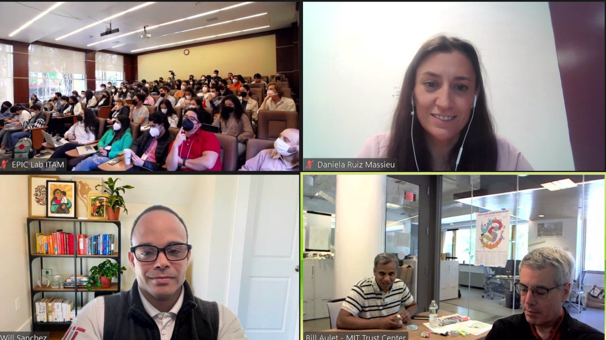 EPIC Lab ITAM (@epiclabitam) on Twitter photo Amazing fireside chat with <a href="/BillAulet/">.</a>, Managing Director of <a href="/EshipMIT/">Martin Trust Center for MIT Entrepreneurship</a> & <a href="/nvmkr/">Nagarjuna Venna</a>, founder of @BitSight talking about entrepreneurship with <a href="/DanielaRuizMass/">Daniela Ruiz Massieu</a> and <a href="/wsanchez_mit/">Will Sanchez</a> day 3 <a href="/EpicLabITAM/">EPIC Lab ITAM</a>
<a href="/ITAM_mx/">ITAM</a>
#BootcampEPIC2022 Amazing fireside chat with <a href="/BillAulet/">.</a>, Managing Director of <a href="/EshipMIT/">Martin Trust Center for MIT Entrepreneurship</a> & <a href="/nvmkr/">Nagarjuna Venna</a>, founder of @BitSight talking about entrepreneurship with <a href="/DanielaRuizMass/">Daniela Ruiz Massieu</a> and <a href="/wsanchez_mit/">Will Sanchez</a> day 3 <a href="/EpicLabITAM/">EPIC Lab ITAM</a>
<a href="/ITAM_mx/">ITAM</a>
#BootcampEPIC2022