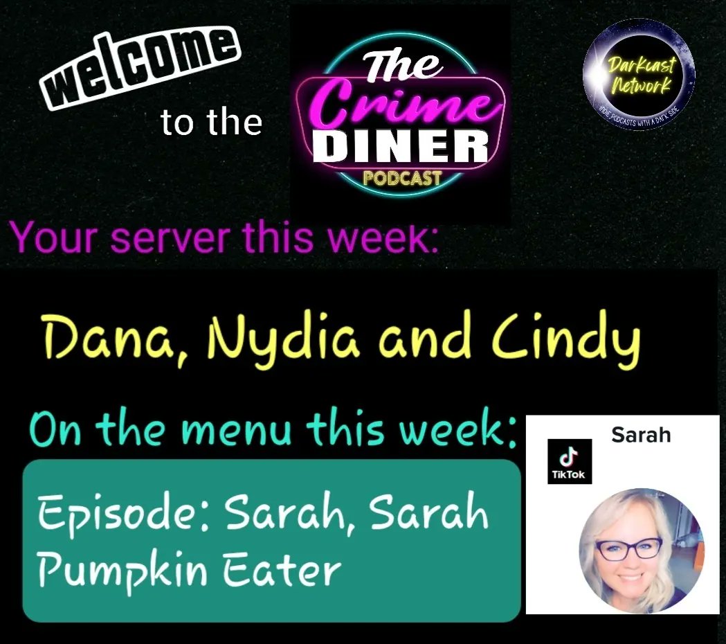 crimedinerpod's tweet photo. EP: Sarah, Sarah Pumpkin Eater 
https://t.co/2VqDO1zogV
Sarah learned that her husband had been trying to hurt her after she began to secretly record him.

This week she shares her story

#Domesticviolence
800-799-7233
Text START to 88788

PROMO
@FullCirclePod

@DarkcastNetwork https://t.co/nEwfL6ss24
